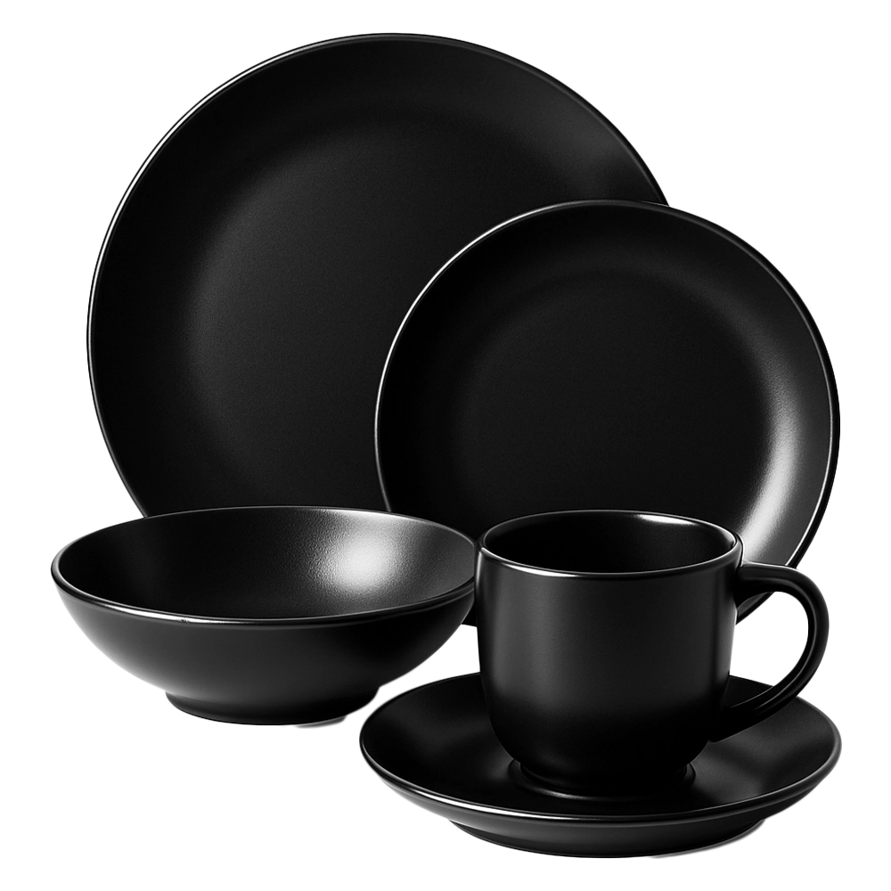 Black Dinnerware