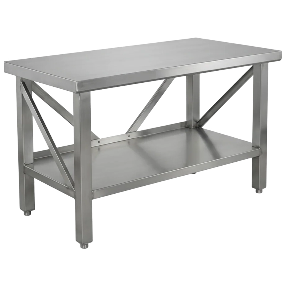 Stainless Steel Work Tables with Undershelf