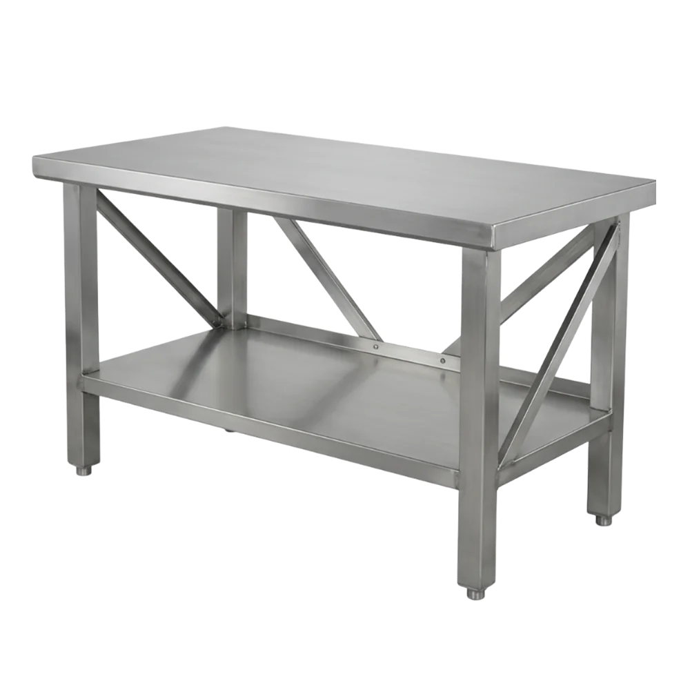 Stainless Steel Work Tables with Undershelf
