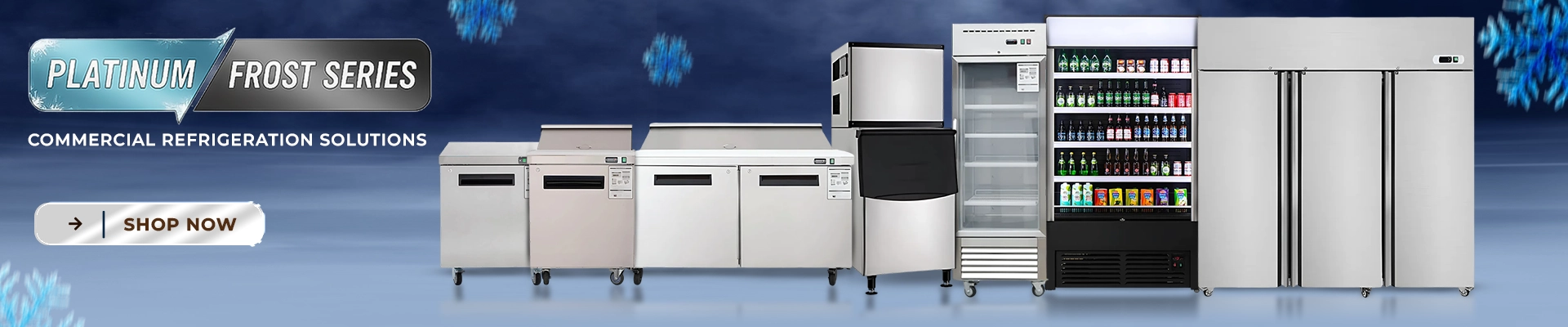 Platinum Frost Series brand banner