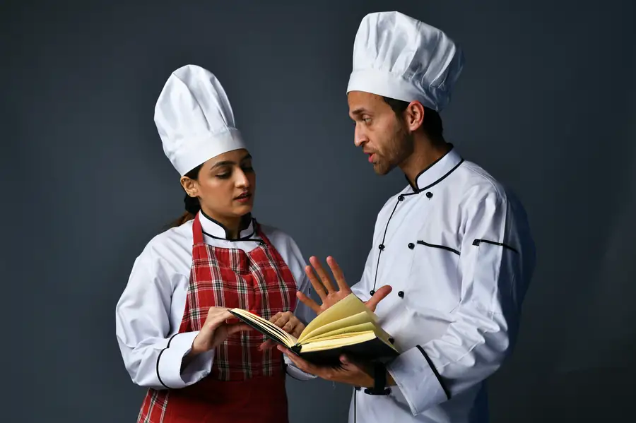 Chefs Collaborating on Menu Design