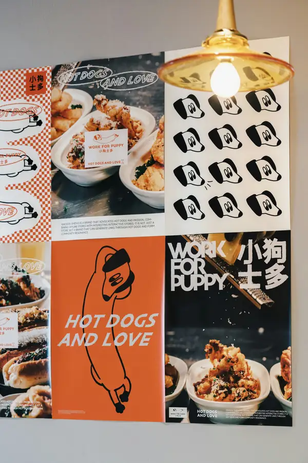 A vibrant food menu with images of delicious dishes and a list of menu items