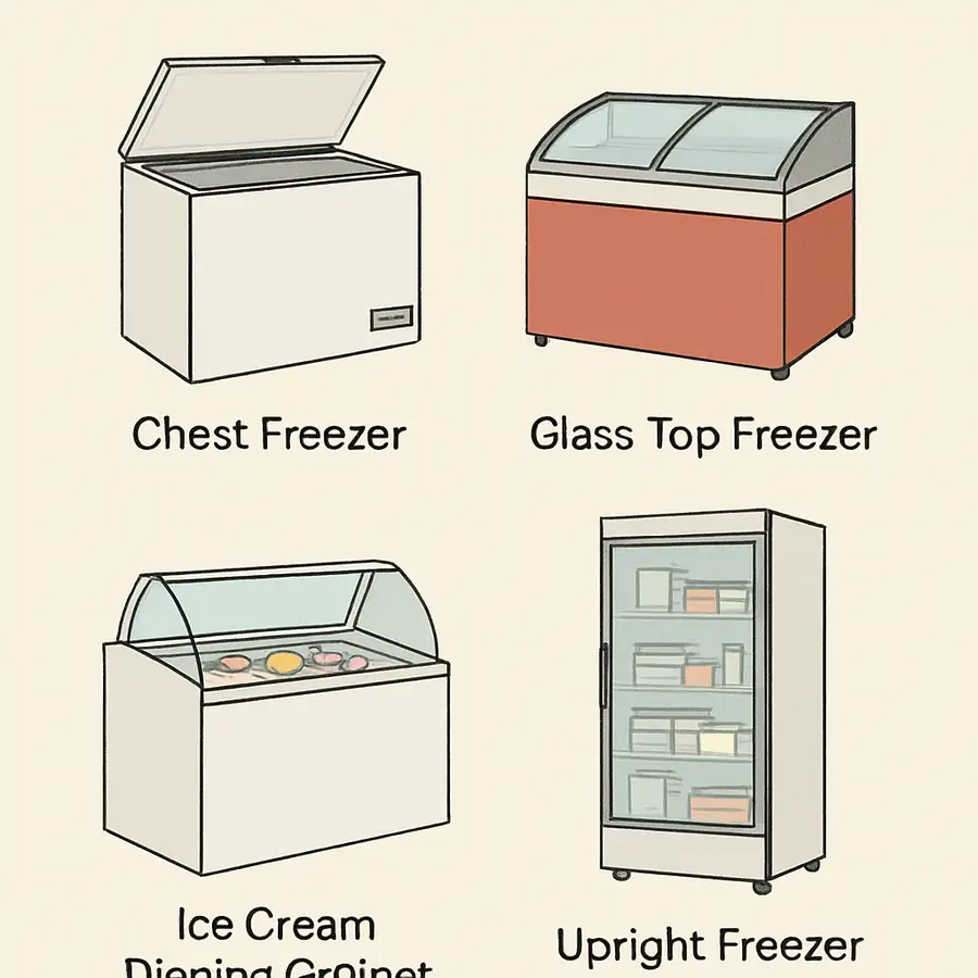 Types of Ice Cream Freezers
