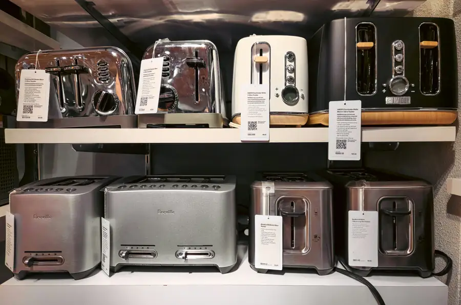 Various commercial kitchen equipment types