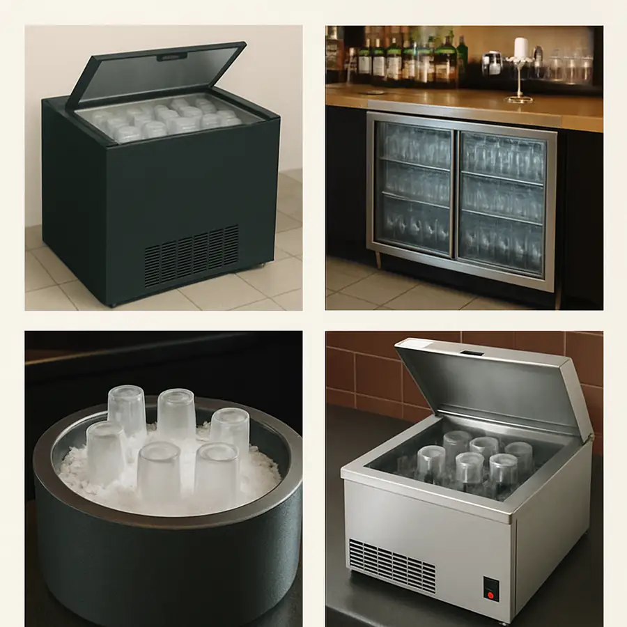 Various Types of Commercial Glass Chillers in Use