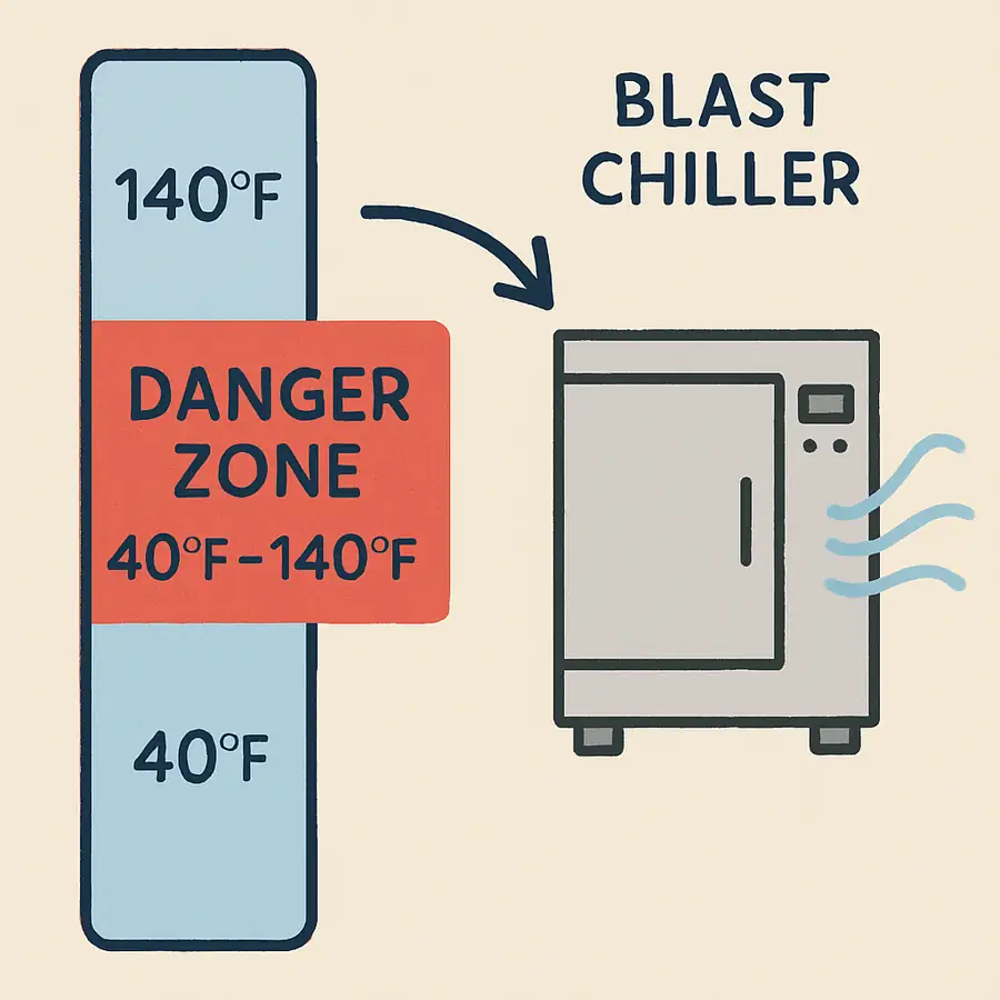 Compressor placement diagram