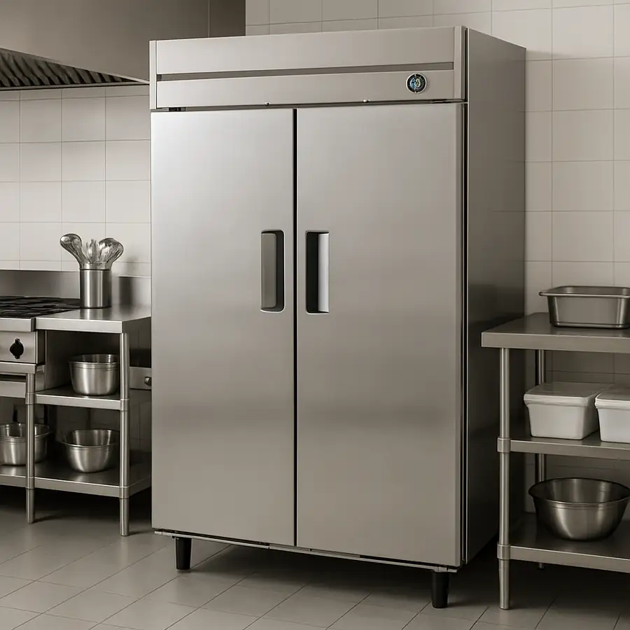 High-quality Hoshizaki refrigerator in a commercial kitchen setting