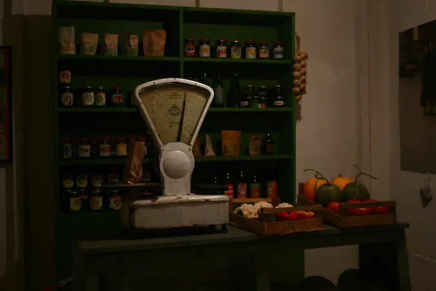 Balancing a scale with a refrigerator and money