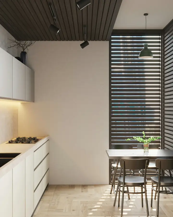 Optimized small kitchen space