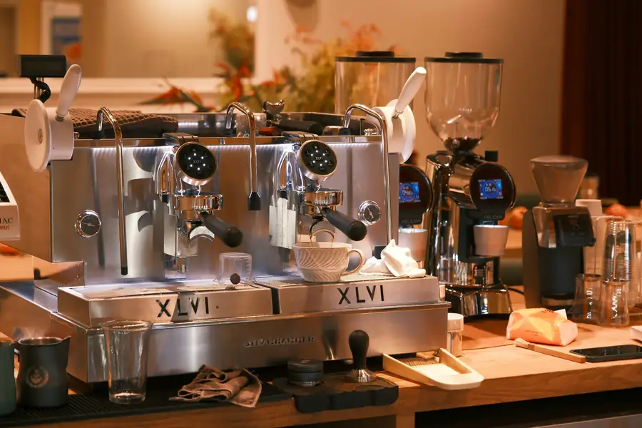 Different types of commercial coffee machines