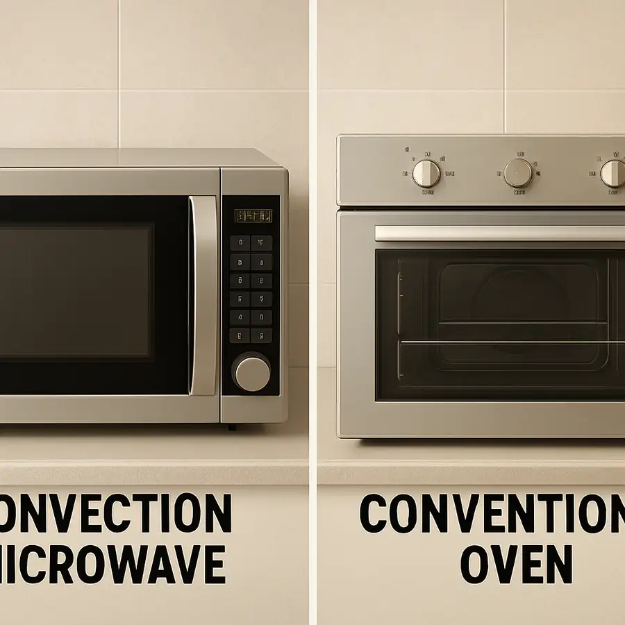 Convection microwave and conventional oven