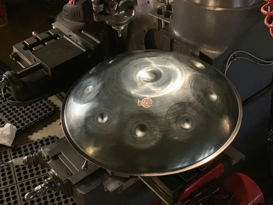Food processor with slicing disc ready to use