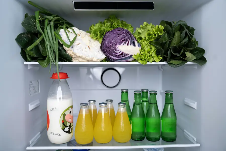 Image showing drop-in and portable salad prep refrigerators in use