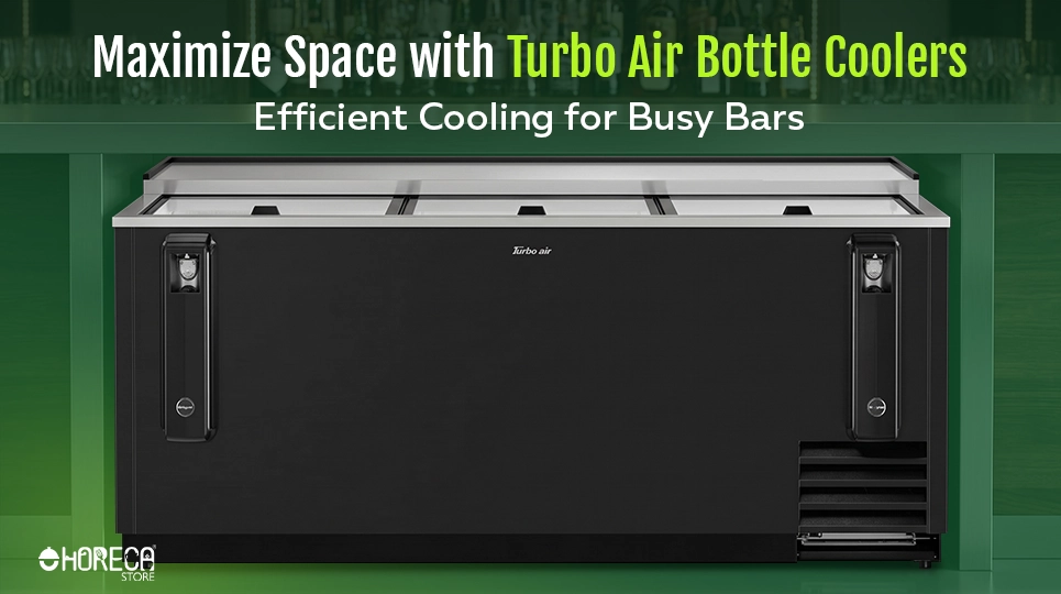 Maximize space with Turbo Air bottle coolers featuring commercial bottle storage cooler for bars, restaurants, and beverage service with efficient cooling and high-capacity drink organization.