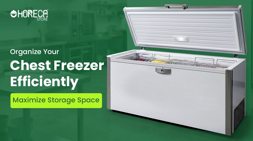 Organize your chest freezer efficiently with smart storage baskets and space-saving tips to maximize frozen food storage for commercial kitchens and home use.