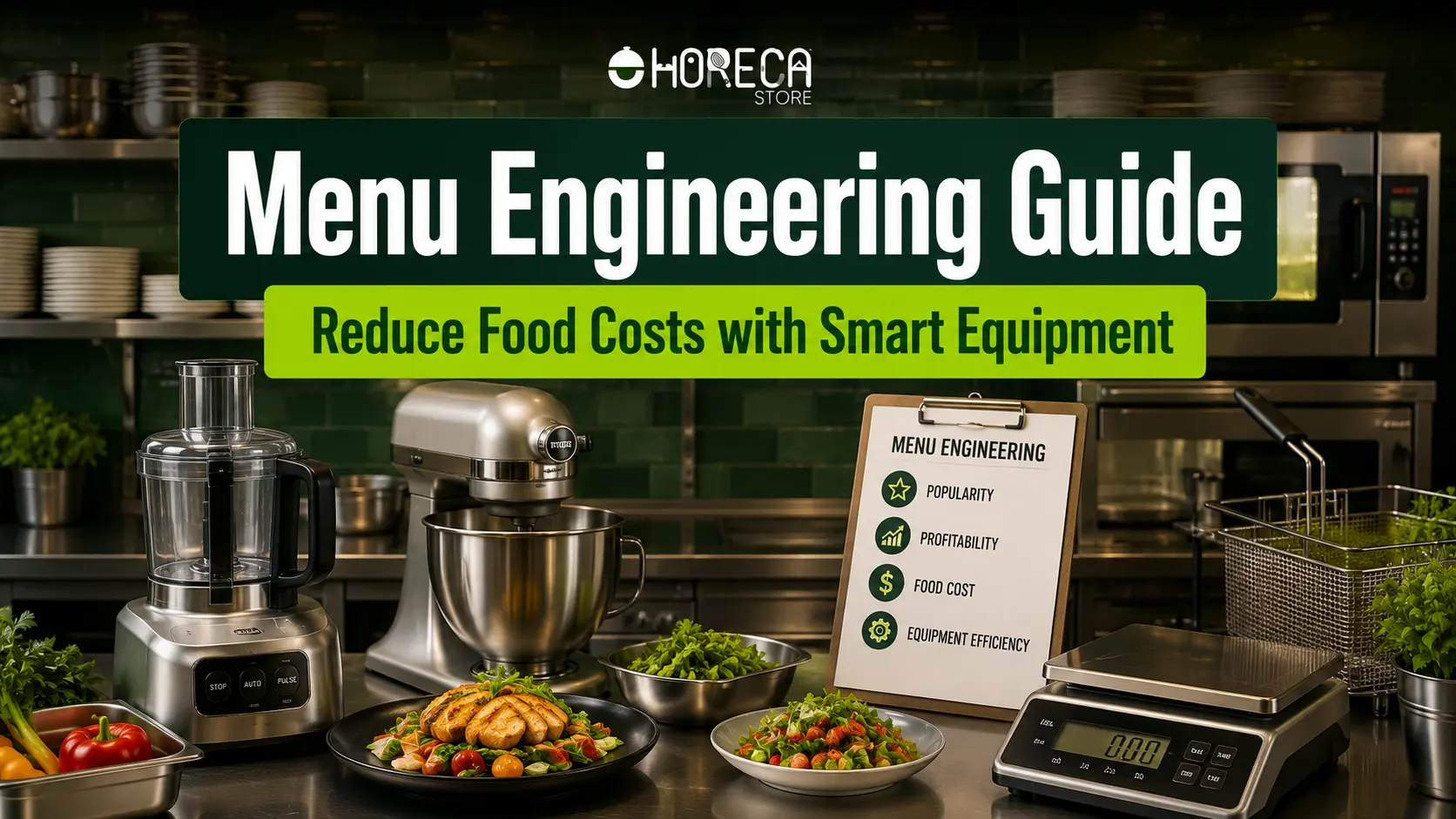 Learn menu engineering strategies to reduce food costs, improve profitability, and choose equipment that boosts kitchen efficiency.