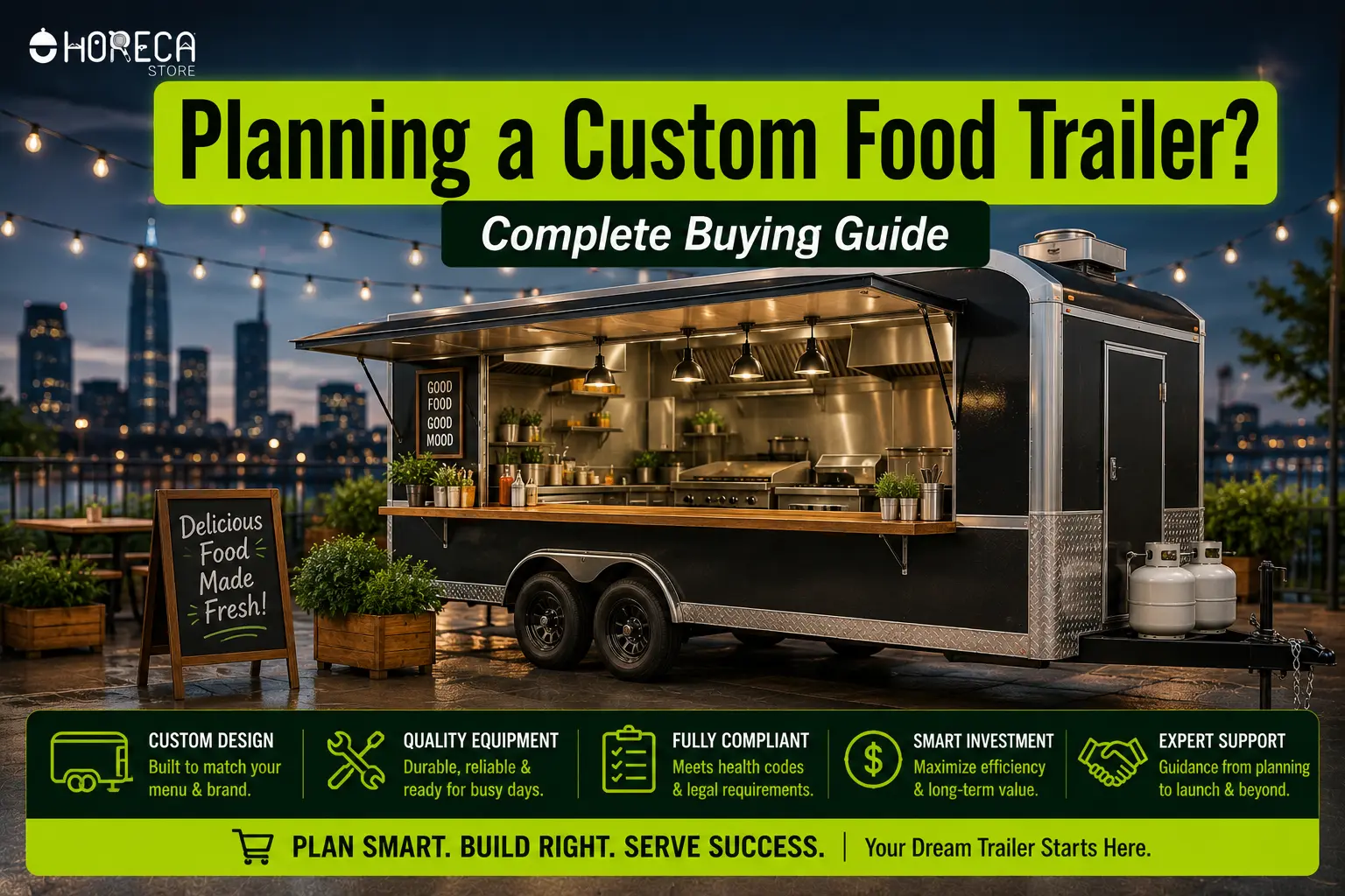 Planning a custom food trailer? Explore everything you need to know about design, equipment, compliance, and budgeting to build a reliable, fully equipped trailer ready for long-term business success.