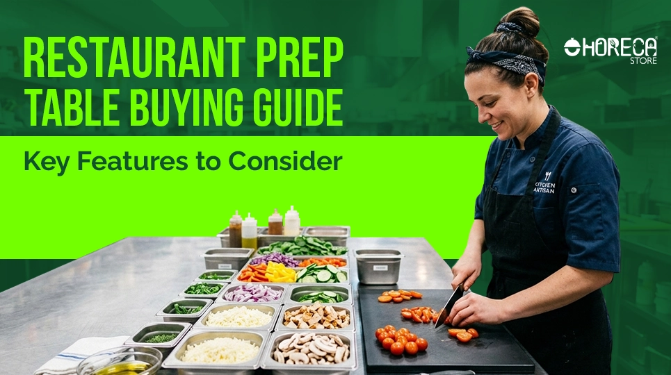 "Restaurant Prep Table Buying Guide Key Features to Consider"