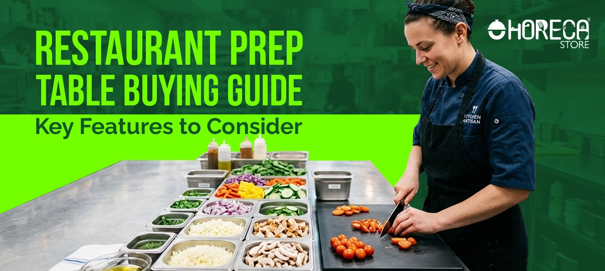 "Restaurant Prep Table Buying Guide Key Features to Consider"