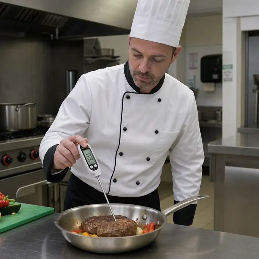 Professional chef knives and cutting tools essential for commercial kitchen prep