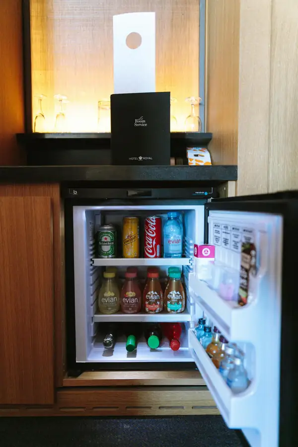 Modular walk-in refrigerator panels representing future expansion capacity