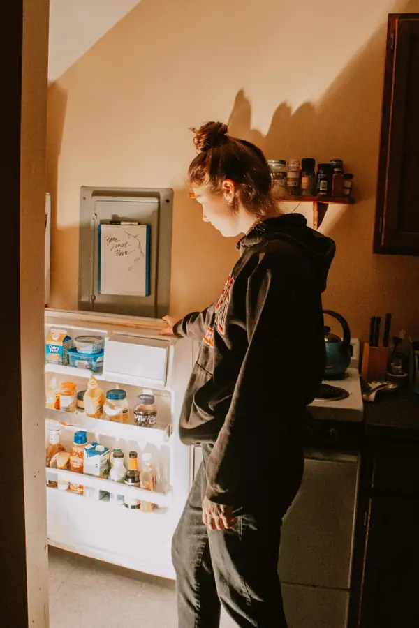 Energy-efficient commercial walk-in refrigeration unit highlighting operating costs
