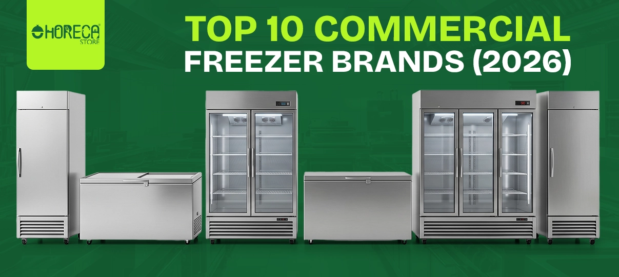 Top 10 commercial freezer brands 2026 – upright freezers, glass door merchandiser freezers, and chest freezers for restaurants, supermarkets, and food service businesses