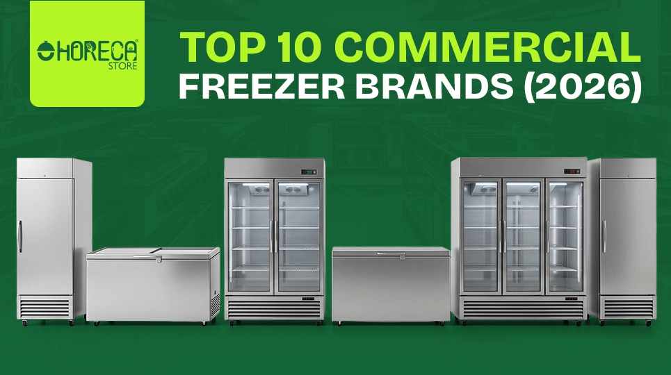 Top 10 commercial freezer brands 2026 – upright freezers, glass door merchandiser freezers, and chest freezers for restaurants, supermarkets, and food service businesses