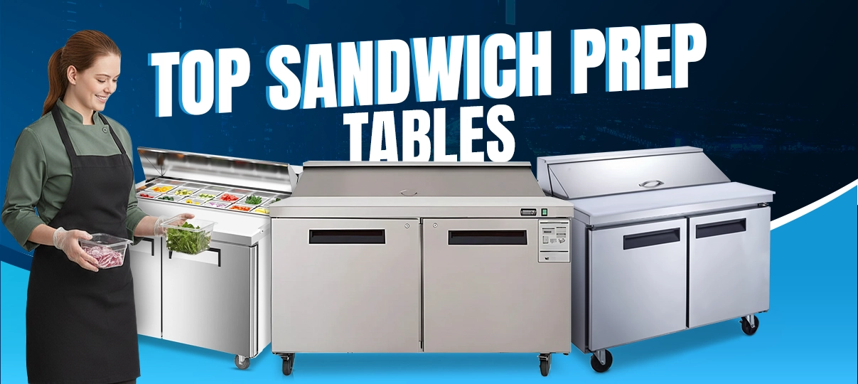 Top 5 Affordable Sandwich Prep Tables That Boost Kitchen Speed