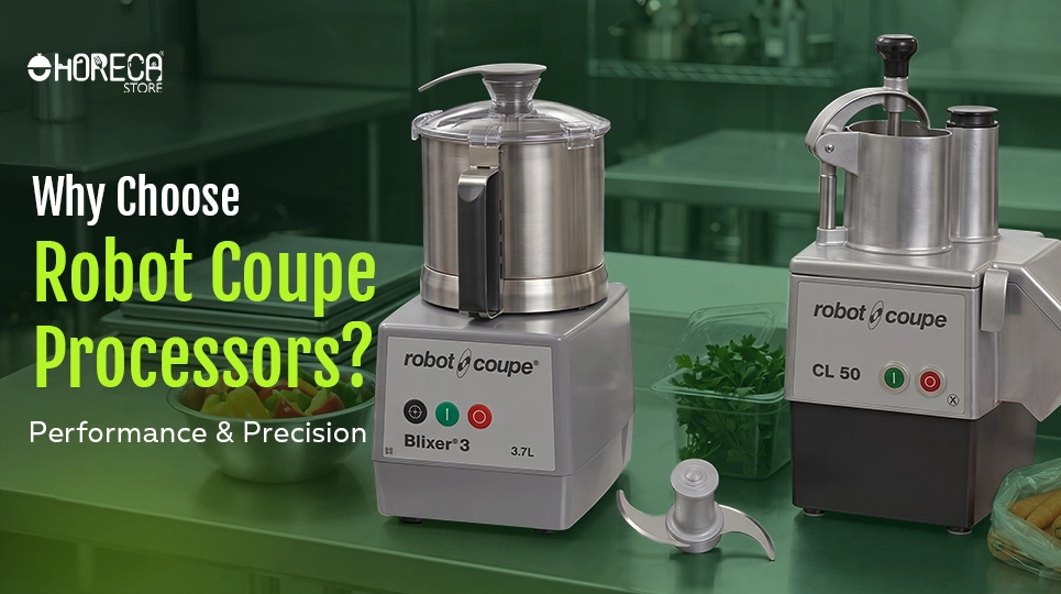 Why choose Robot Coupe processors guide featuring Robot Coupe food processors and vegetable prep machines designed for precision, high performance, and efficient food preparation in commercial kitchens and restaurants.