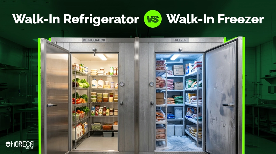 Walk-In Refrigerator vs Walk-In Freezer