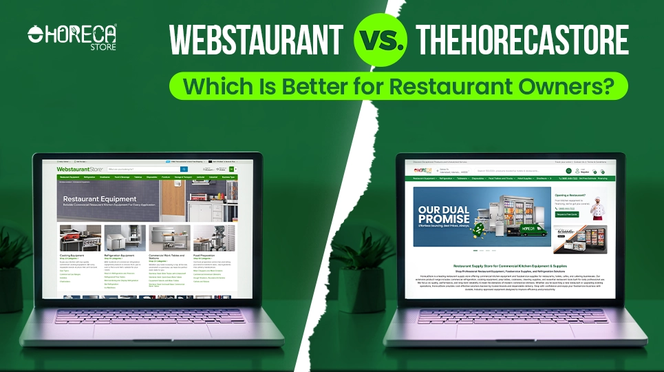 Webstaurant vs The Horeca Store comparison for restaurant equipment – which is better for restaurant owners