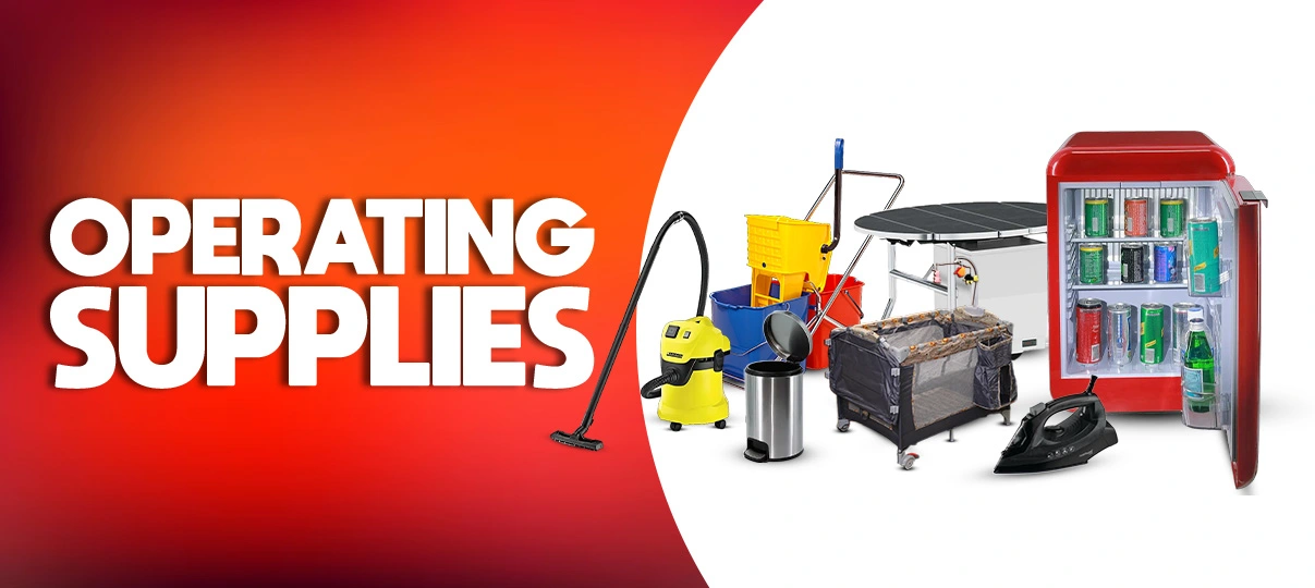 image of operating supplies for hotels