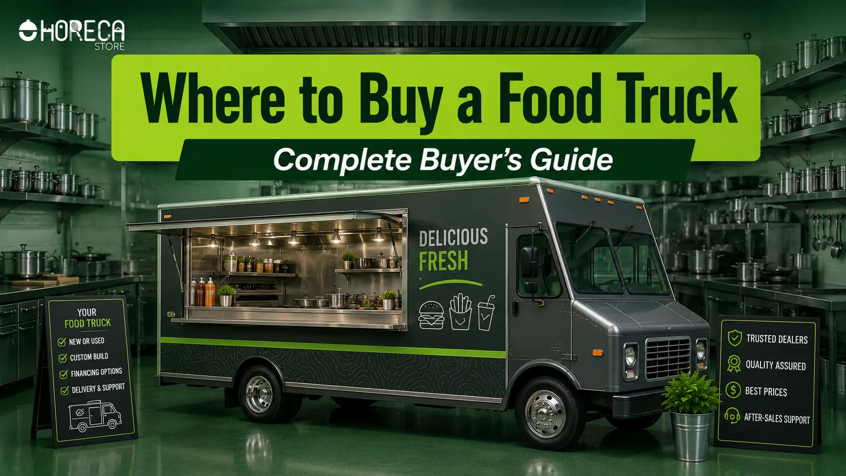 Where to buy a food truck complete buyer’s guide featuring custom food truck, mobile kitchen setup, financing options, and trusted food truck dealers.