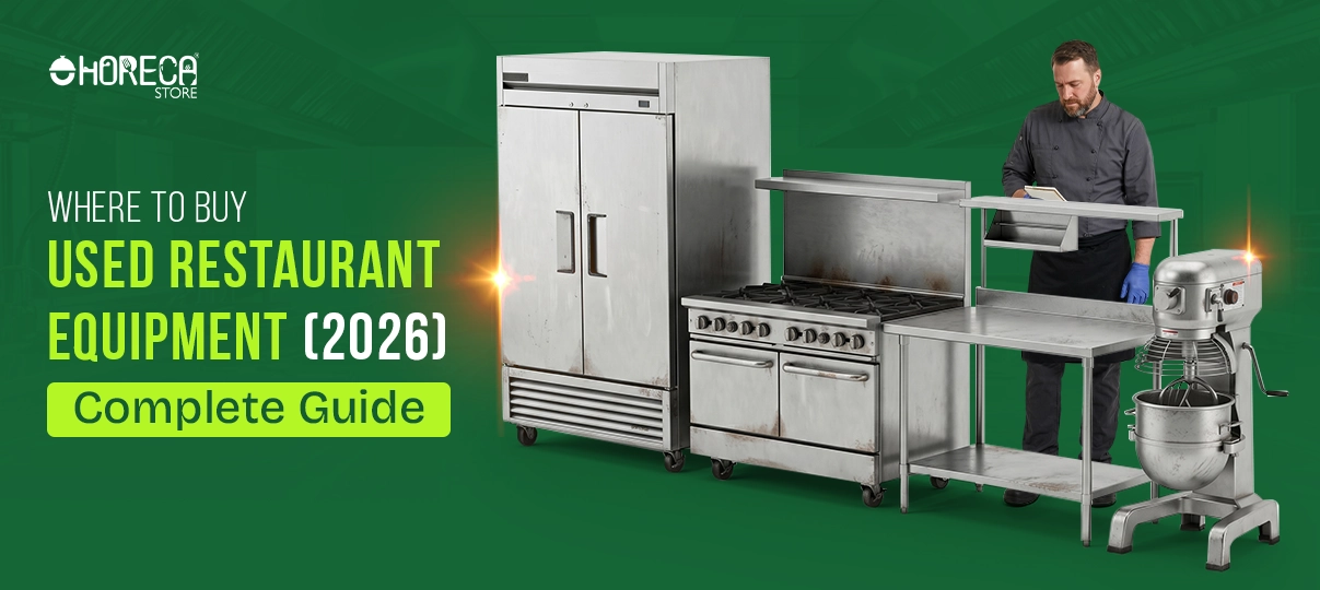 Where to buy used restaurant equipment 2026 – commercial refrigerator, gas range, prep table, and mixer for cost-effective kitchen setup in restaurants and food businesses