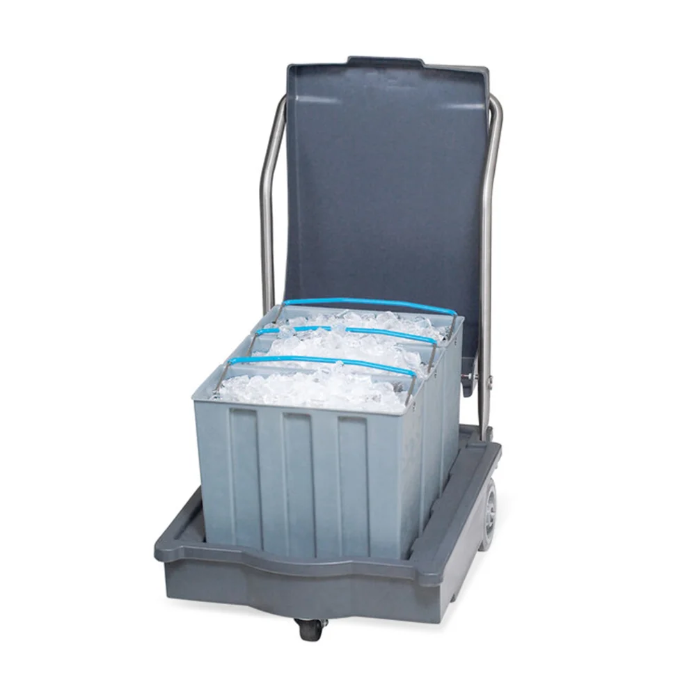 Follett 00112771 SmartCART Ice Cart, 75 lb. / 18 Gallon