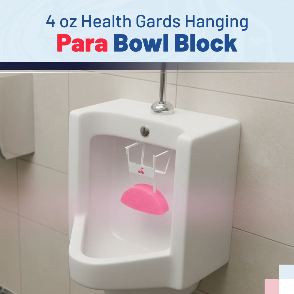 Hospeco 4 oz Health Gards Hanging Para Bowl Block, 12/Case