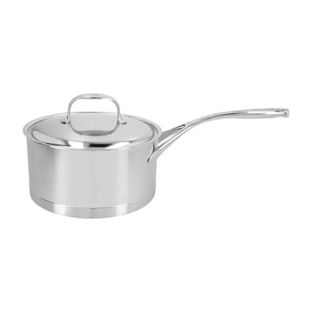 Demeyere 1005222 Atlantis 3.2-qt Stainless Steel Saucepan with lid