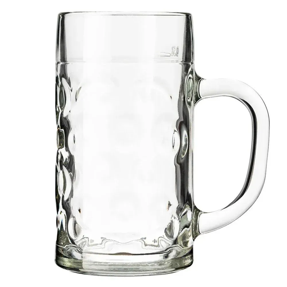 Oktoberfest mug with a sturdy handle and smooth finish from Libbey, perfect for serving hot or cold drinks in cafés, events, or casual restaurants.