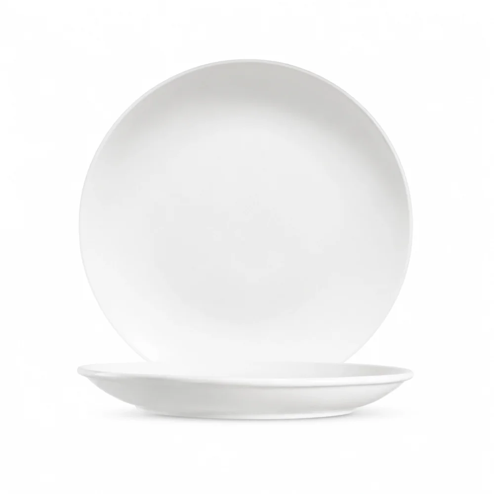 CAC China 101-21C 12" Porcelain Coupe Plate