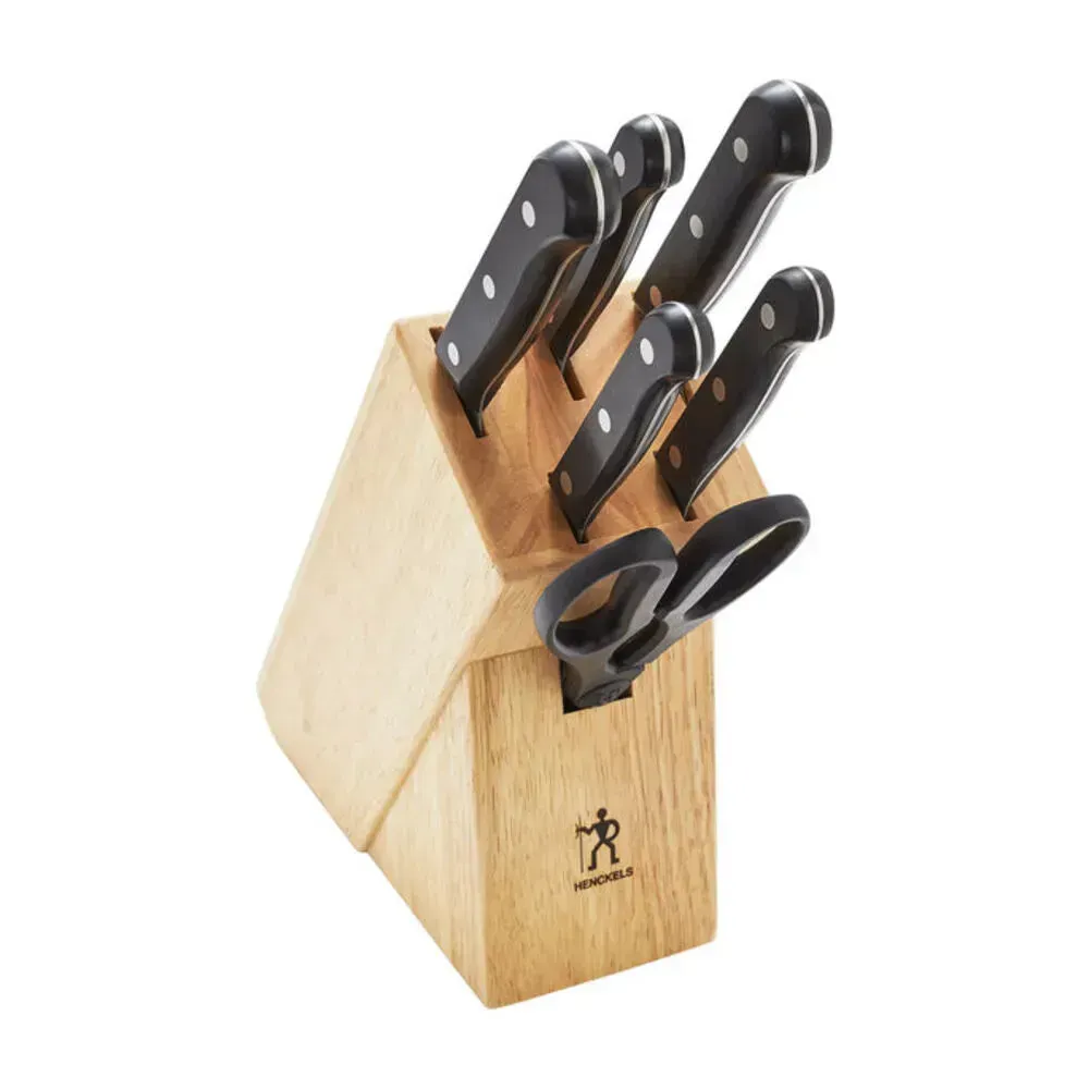 Henckels 1010966 Solution 7-Piece Knife Set with Hardwood Block