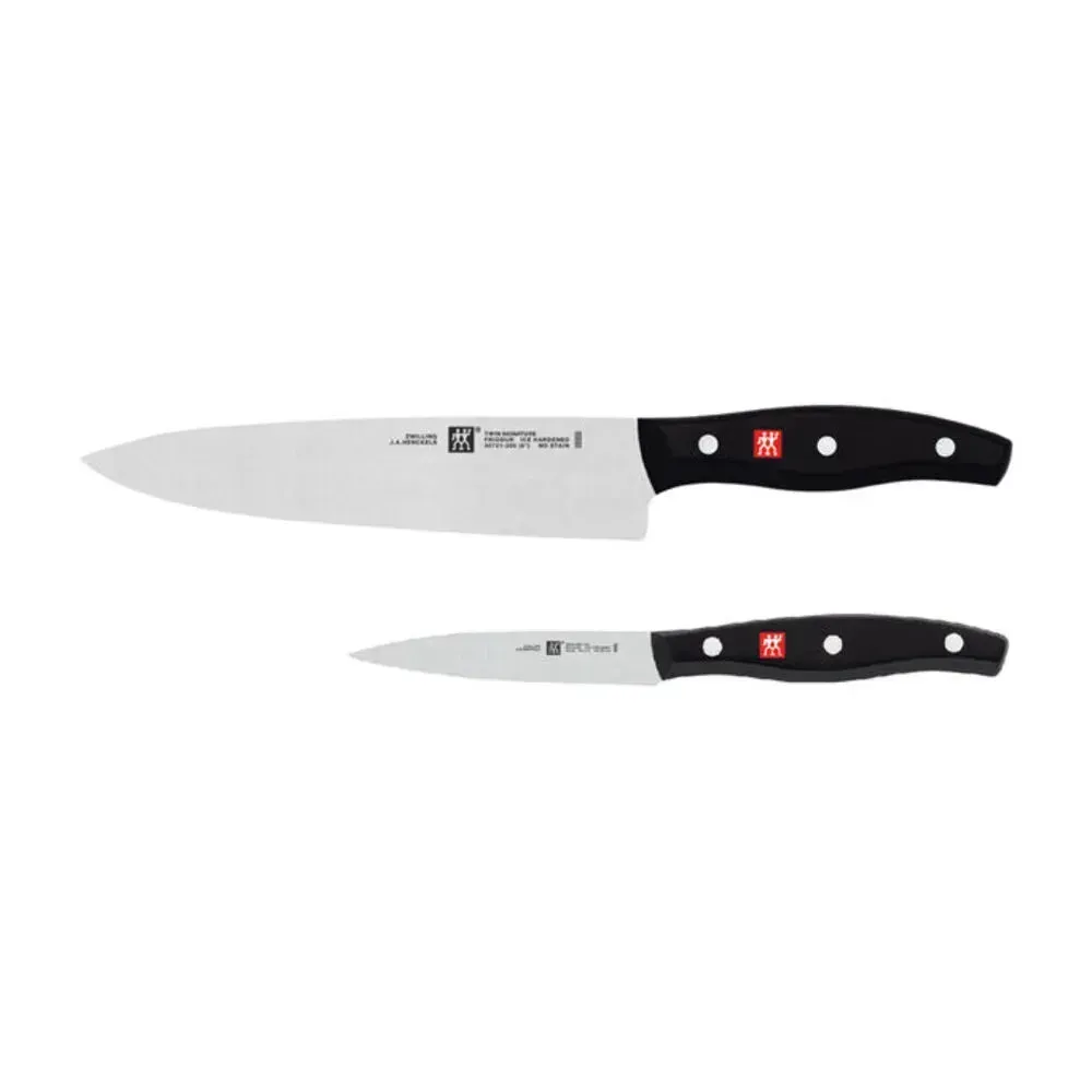 Zwilling 1011720 Paring Chef's Knife Set with Black Plastic Handle