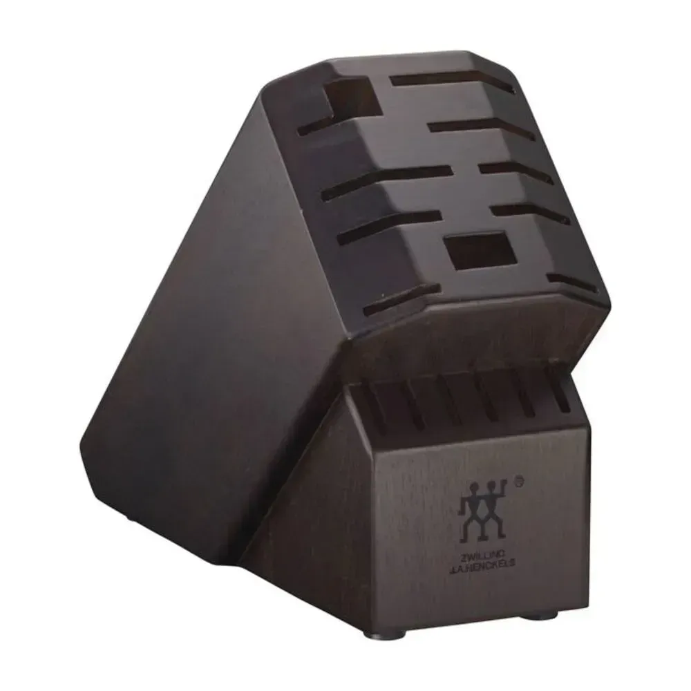 Zwilling 1018585 16 Slot Dark Walnut Knife Block
