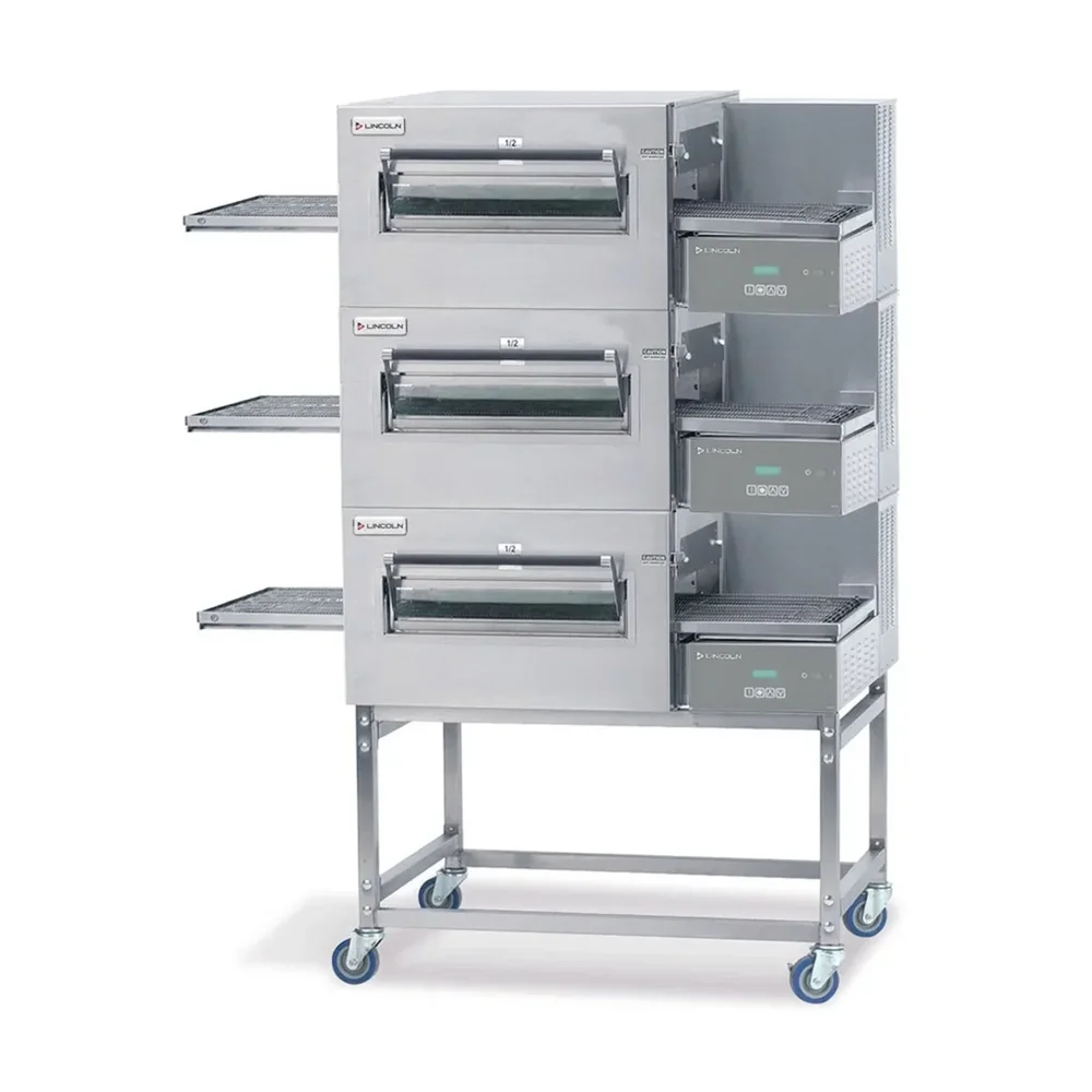 LincoIn 1180-3G 56" Gas Triple Impinger Conveyor Oven - Natural Gas