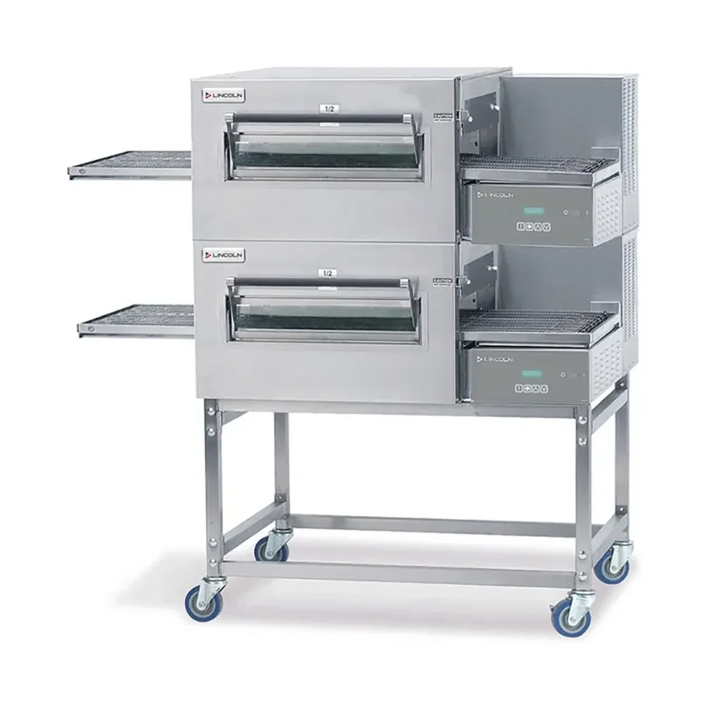 LincoIn 1180FB2GLP 56" Gas Double Impinger Conveyor Oven - Liquid Propane