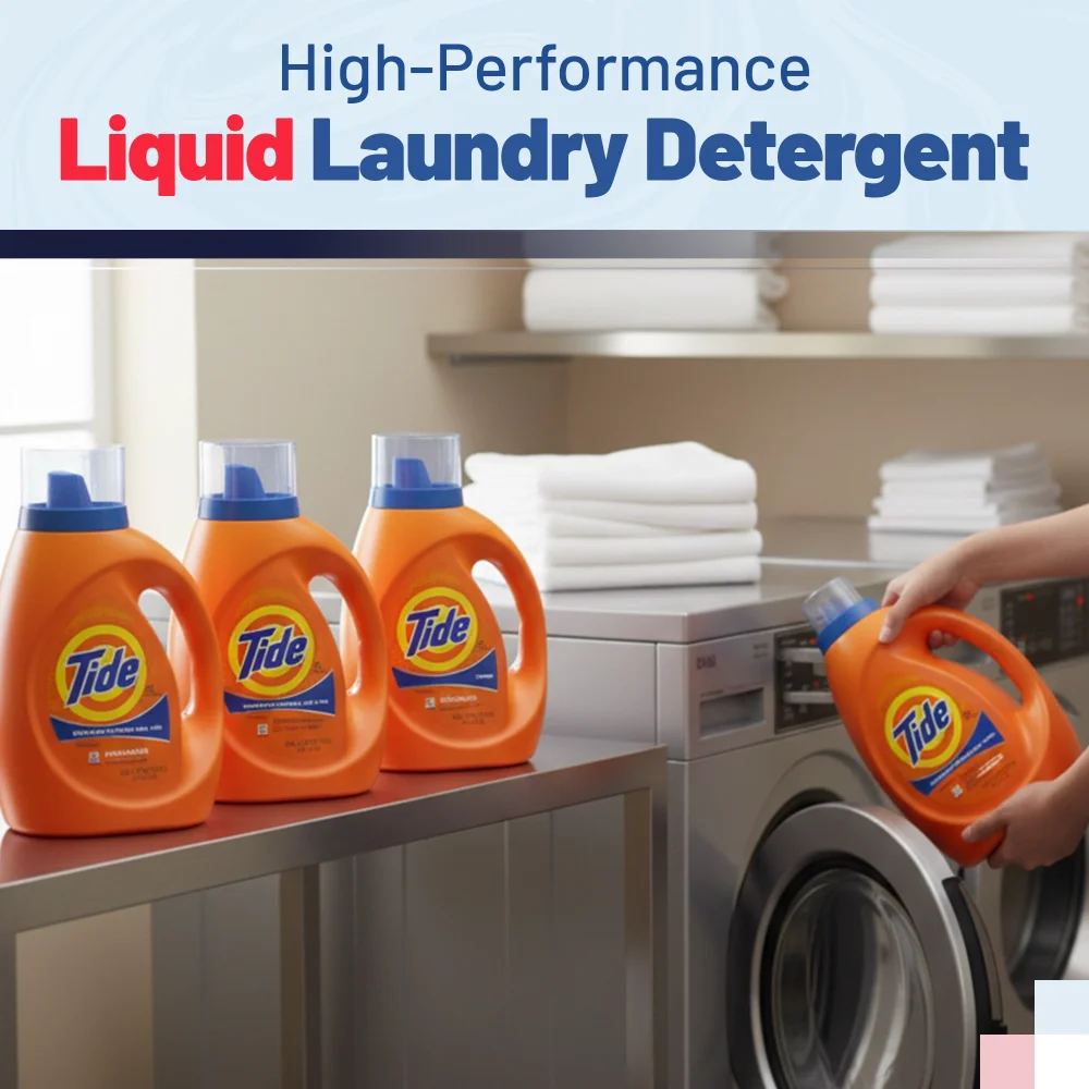 P&G Tide HE 80 oz Liquid Laundry Detergent, 4/Case