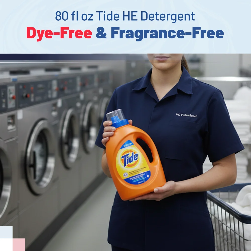 P&G Tide HE 80 oz Liquid Laundry Detergent, 4/Case