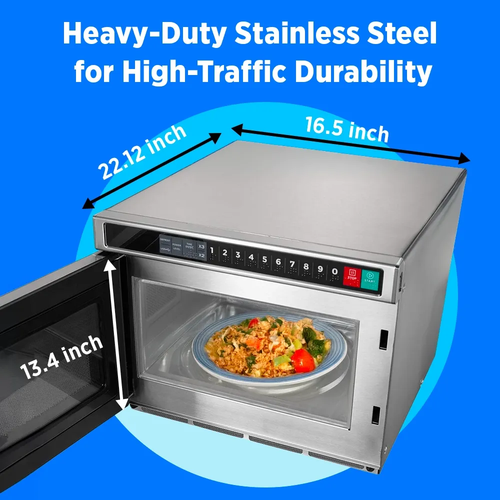 Midea microwave oven with touch control pad, one thousand two hundred watt, point six cubic foot, one hundred twenty volt single phase, modern kitchen tool.