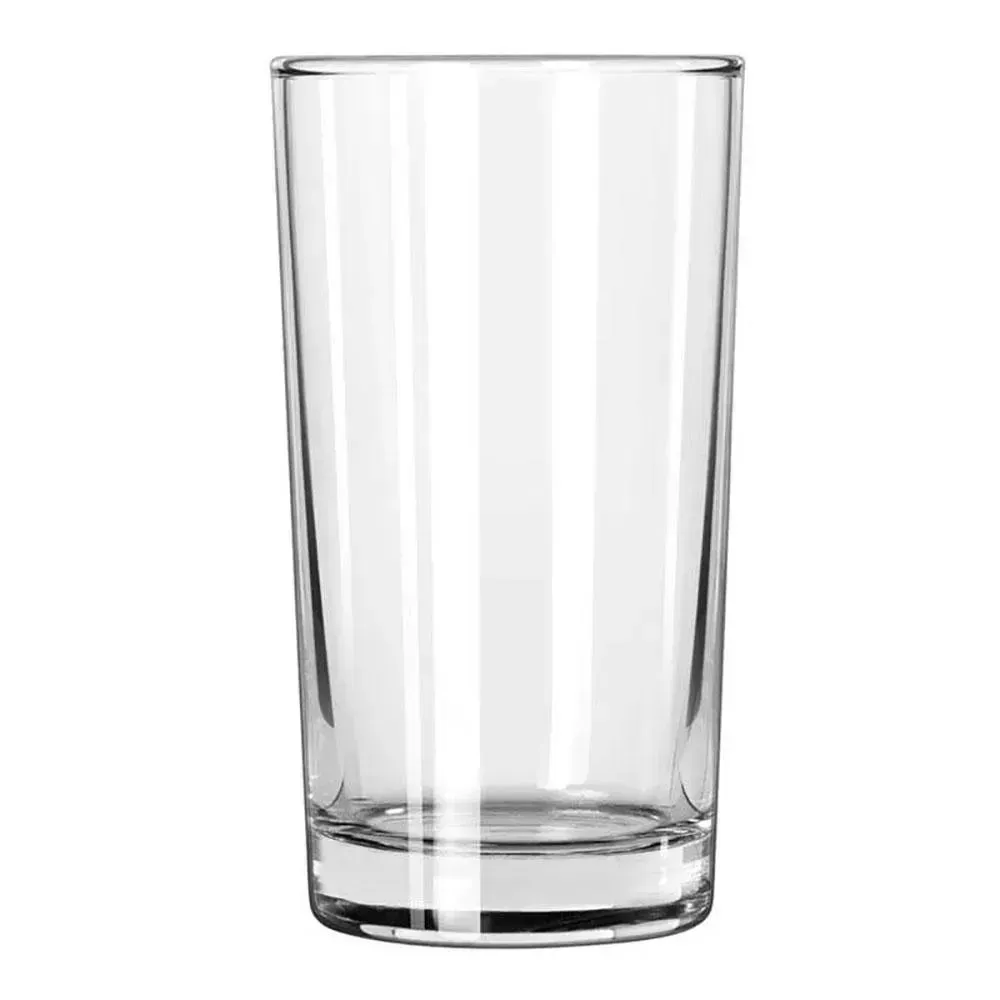 Classic highball glass from Libbey with a sturdy build and clean shape, suitable for cocktails, soft drinks, or daily restaurant beverage service.