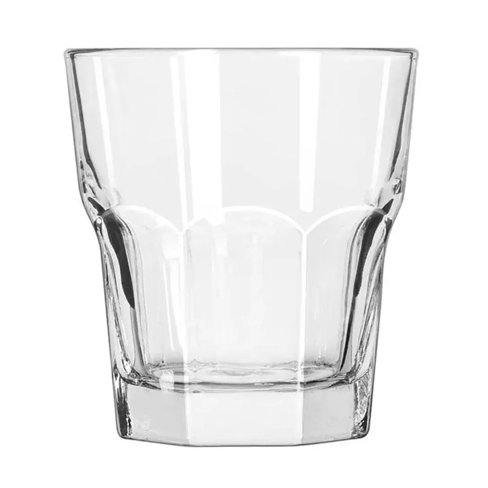 Robust Gibraltar rocks glass by Libbey, designed for high volume service, delivering crystal clarity and classic styling for whiskey cocktails.